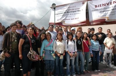 Inició actividades la prepa 1 de Ecatepec: Heberto Castillo. En breve se instalará la segunda en San Cristóbal