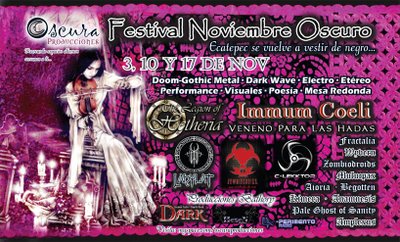 Festival "Noviembre Oscuro" en Ecatepec