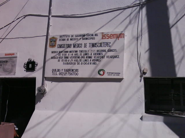 Sin guardia el consultorio ISSEMYM de Temascaltepec, Méx.